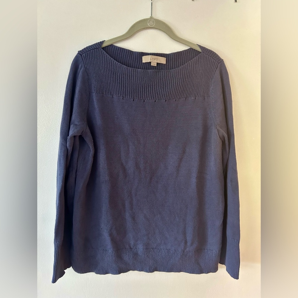 Purple Cotton Sweater